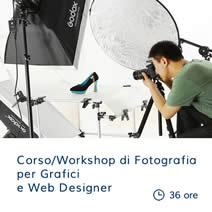 Corso/Workshop di Fotografia per Grafici e Web Designer