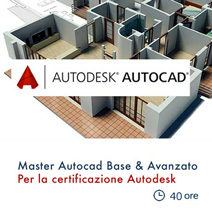 Master Autocad con certificazione autodesk